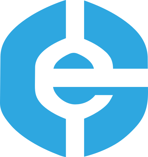 藍色字母e互聯(lián)網(wǎng)貿(mào)易相關矢量logo圖標 logo png