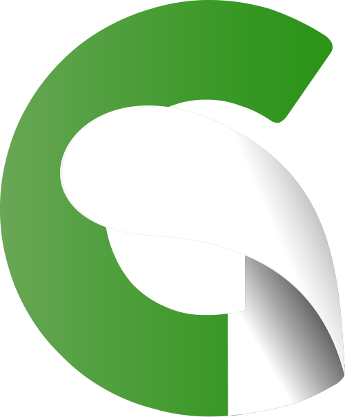 綠色字母G矢量logo圖標 logo png