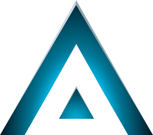 藍色三角形矢量logo元素 logo png