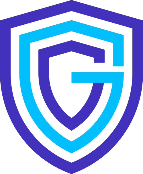 安全盾牌與字母G圖標 logo png
