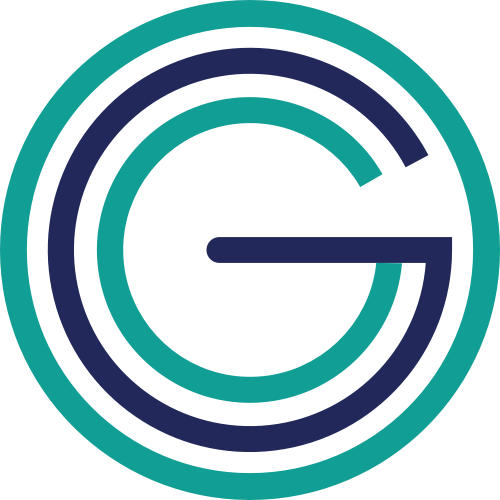圓形字母G矢量圖標 logo png