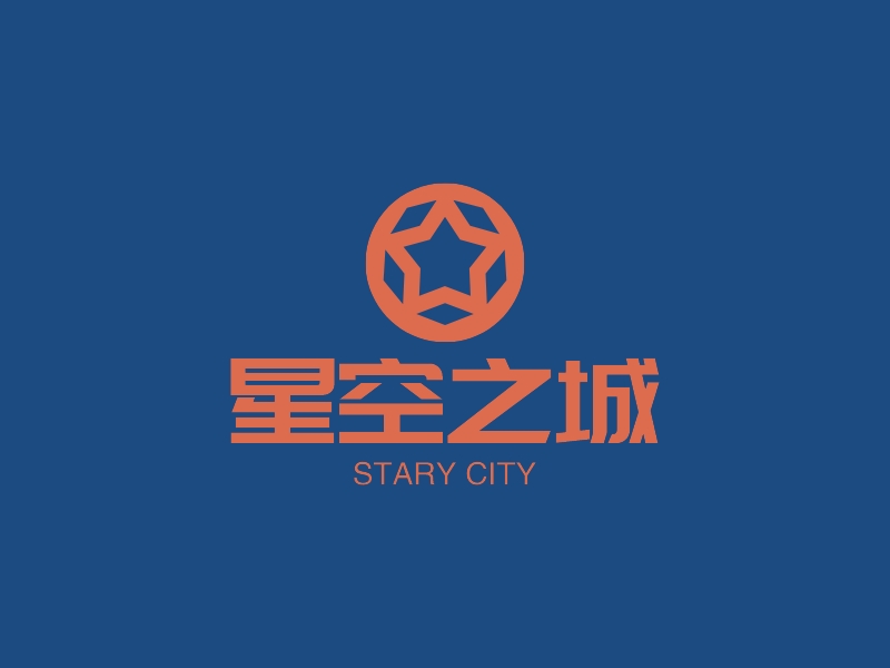 星空之城logo設(shè)計