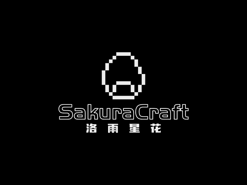 SakuraCraftlogo設(shè)計(jì)