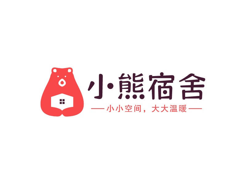 小熊宿舍LOGO設(shè)計